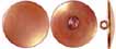 Medium Regimental Coat Buttons,
7/8" diameter, copper